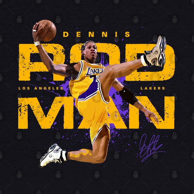 Dennis Rodman Lakers by Juantamad